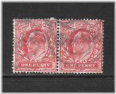 King Edward VII Car Rose Stamps