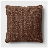 Cozy Cocoa Knit Square Pillow