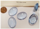 Sapphire Glass Cabochons