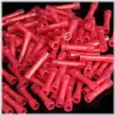 Red Nylon Wire Butt Connectors with Tin Copper Terminals