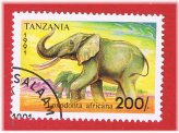 Tanzania Elephant Stamp #798 MVFLH OG