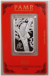 Tiger Lunar Platinum Bar