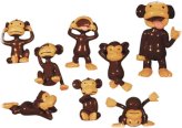 Jungle Jamboree Monkey Figures