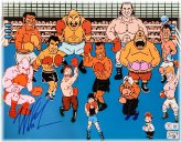 Knockout Memories: Mike Tyson Autographed 11x14 Photo with Cast