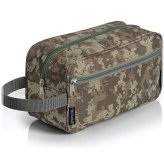Green Camo Travel Toiletries Kit
