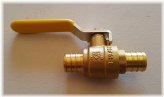 Brass Full Port Ball Valves (Pack of 10) - Lead-Free PEX Shut Off Valves