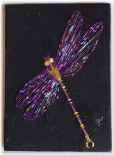 Dragonfly Dream Silk Embroidery by Alexandra Lobban