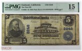Vintage Plain Back $5 Banknote - Charter #2248