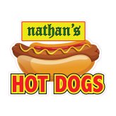 Nathan's Hot Dogs Food Truck Decals and Signage Set