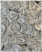 Readable Silver Quarters - Customizable Quantity