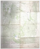 San Diego Descanso Geological Topographic Map - 1960