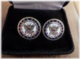 Navy Honor Cufflinks Set