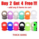 SoftFlex Ear Stretchers - Thick Silicone Plugs for Comfortable Sizing
