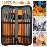 Palette Pro Brush Set - 10 Premium Paint Brushes for Artists