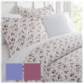 Blossoms Print Duvet Cover Set - Kaycie Gray Collection