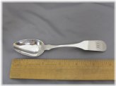 Philadelphia Coin Silver Teaspoon by W. Miller