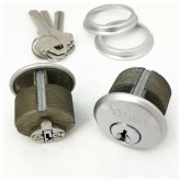 Brass Mortise Lock Cylinders with 3 Keys for Commercial Doors