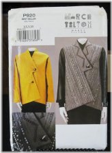 Marcy Tilton Designer Jacket or Vest Pattern