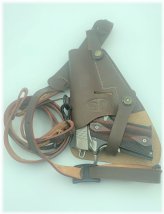Vintage Leather Shoulder Holster - WWII Era