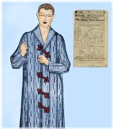 1920s Men's Nightshirt Sewing Pattern - Size 44