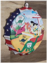 Prehistoric Sinclair Gasoline Metal Sign