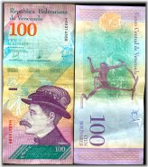 Venezuela 100 Bolivares 2018 Circulated Fine Collection