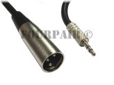 Shielded Stereo Mic Cable with XLR Male Connector