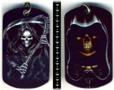 Eternal Shadows Aluminum Dog Tag Necklace