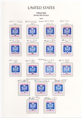 United States Penalty Mail Stamps 1988-1995