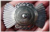 Navajo Heritage Sterling Silver Brooch
