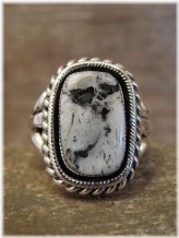 Turquoise & Sterling Silver Vandever Ring