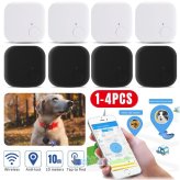 FindEase Bluetooth GPS Trackers - Set of 4 for Wallets, Keys, Pets and More