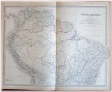 Exploring the Unknown: 1885 South American Engraved Map
