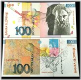 Slovenia 100 Tolarjev 2003 Banknote
