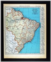 South American Cities Vintage Map Collection