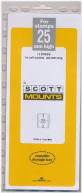 ScottMount Black Strip Pack (12 Count) - 25/265mm