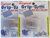 Clear Grip Side Combs by Good Hair Days