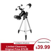 StellarView 60400mm Refractor Telescope Gift Set