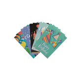 Birthday Bash Greeting Set with Matching Envelopes by JAM PAPER