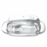 Acrylic Double Butter Dish with Lid