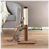 Feline Haven Scratching Post with Toy Mouse