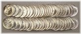 Vintage Gem Uncirculated Roll of 1955 Silver Roosevelt Dimes