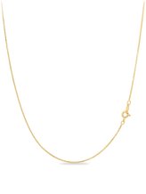 Elegant Gold and Silver Box Chain Necklace