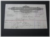 Montana Hardware Mining Supplies - Butte Billhead Document (1903)
