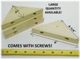 Corner Block Set with Screws for Woodworking Projects