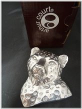 Retro Aluminum Feline Desk Ornament