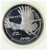 1994 Vietnam War POW Commemorative Silver Dollar