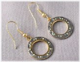 Chakram-inspired Pierced Loop Earrings from Xena Warrior Princess TV Series