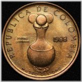 Colombia 1988 20 Pesos Quality World Coin