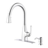 Calandine Chrome Pull-Down Faucet